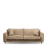 Rivièra Maison 3,5-zits Bank 'Kendall' Velvet, Kleur Golden Beige Rivièra Maison 3,5-zits Bank 'Kendall' Velvet, Kleur Golden Beige