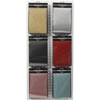 Creativ Company Opstrijkfolie, vel 148x210 mm, glitter, diverse kleuren, 6x10 vel/ 1 doos