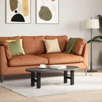 Salontafelpoten 2 st 40x(30-31) cm staal zwart