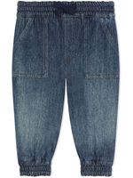 Dolce & Gabbana Kids pantalon de jogging à logo DG - Bleu