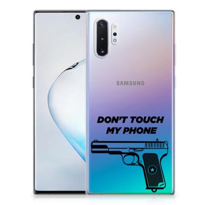 Samsung Galaxy Note 10 Plus Silicone-hoesje Pistol DTMP Samsung Galaxy Note 10 Plus Silicone-hoesje Pistol DTMP