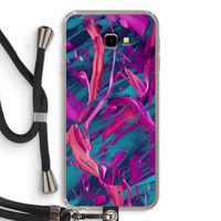 Pink Clouds: Samsung Galaxy J4 Plus Transparant Hoesje met koord