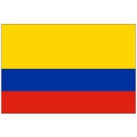 Vlag van Colombia mini formaat 60 x 90 cm   -