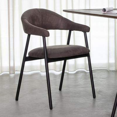 LABEL51 Eetkamerstoel 'Amaze' Micro Suede, kleur Antraciet