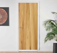 houten planken deur sticker
