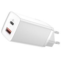 Baseus CCGAN2L-B02 GaN2 Lite Snellader - USB-A, USB-C - Wit