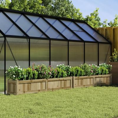 VidaXL Plantenbakken 2 st cm geïmpregneerd hout