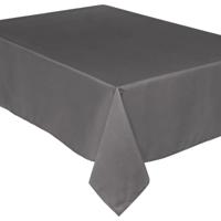 Atmosphera Tafelkleed - 240 x 140 cm - grijs - Eettafel tafellakens - polyester