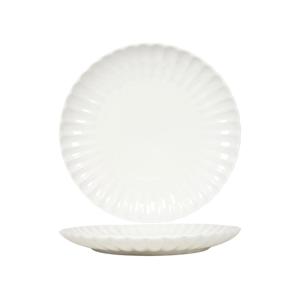 Dinerbord Ø26cm Flower Off White Doos A 6 Stuks