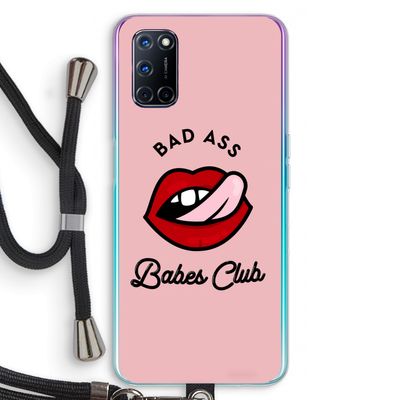 Badass Babes Club: Oppo A92 Transparant Hoesje met koord