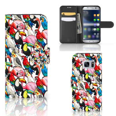 Samsung Galaxy S7 | Telefoonhoesje | Met pasjeshouder | Birds