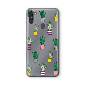 Sanseveria: Samsung Galaxy A11 Transparant Hoesje
