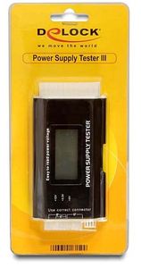 DeLOCK 18159 vermogen / batterij tester Zwart/Wit