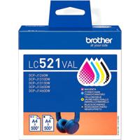 Brother LC-521VAL inktcartridge Value pack