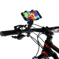 Mobiele telefoon/smartphone standaard voor op de fiets   - - thumbnail