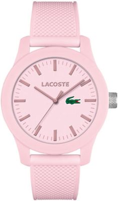 Lacoste horlogeband 2010773 / LC-79-1-47-2569 Rubber Roze 21mm
