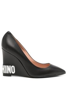 Moschino escarpins 105 mm à talon compensé - Noir