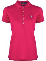 Polo Ralph Lauren polo à motif Polo Pony brodé - Rose