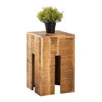 SVJ Zuil Vierkant - 28 x 28 x 44 cm - Hout - Bruin