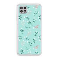 Small white flowers: Samsung Galaxy A22 4G Transparant Hoesje