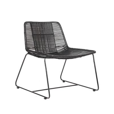 Label51 Fauteuil Jax - Zwart - Rotan Label51 Fauteuil Jax - Zwart - Rotan