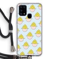 Citroenen: Samsung Galaxy M31 Transparant Hoesje met koord