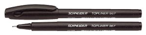 Fineliner Schneider 967 zwart 0.4mm