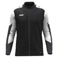 JAKO Dynamic Polyester Trainingsjack Kids Zwart Wit Grijs