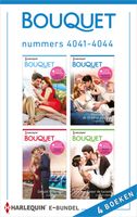 Bouquet e-bundel nummers 4041 - 4044 - Heidi Rice, Chantelle Shaw, Clare Connelly, Caitlin Crews - ebook