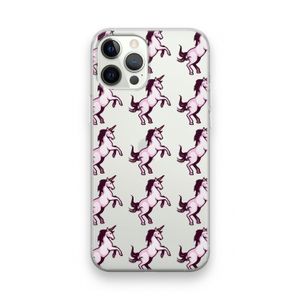 Musketon Unicorn: iPhone 12 Pro Transparant Hoesje
