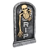 Grafsteen Skelet 'RIP' 56x33 cm - Boland