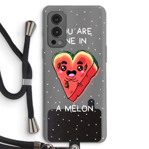 One In A Melon: OnePlus Nord 2 5G Transparant Hoesje met koord