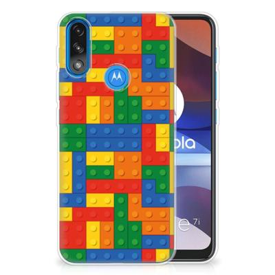 Motorola Moto E7/E7i Power | TPU bumper | Blokken