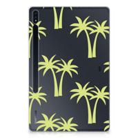 Samsung Galaxy Tab S7 Plus | S8 Plus | Siliconen hoesje | Palmtrees