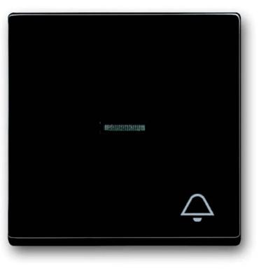 Busch-Jaeger 2CKA001751A2932 Wipschakelaar bel Afdekking Busch-axcent, Carat, Future lineair, Dynasty Antraciet, Zwart-grijs 1 stuk(s)