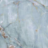 Vloer-/wandtegel marmerlook Imola The Room 120x120cm onyx aqua blue gold mat gerectificeerd