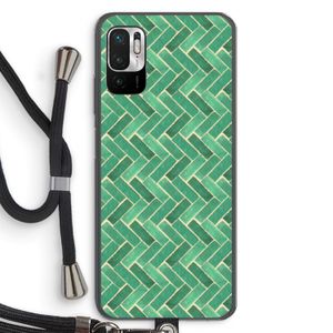 Moroccan tiles 2: Xiaomi Redmi Note 10 5G Transparant Hoesje met koord