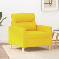 Fauteuil 60 cm stof lichtgeel