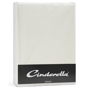 Cinderella Jersey Topper Hoeslaken Ivory-Lits-jumeaux (160x200/210 cm)