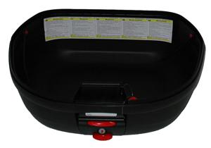 GIVI E350/E340/E370 Onderschaal, & deksel voor koffers op de moto, Zwart Z350FNM