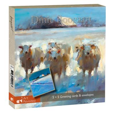 Dinie Boogaart Kerstkaarten 2x 5 Stuks