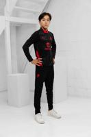 AC Milan 1/4 Zip Trainingspak Junior 2025/2026 - Maat 176 - Kleur: Zwart | Soccerfanshop