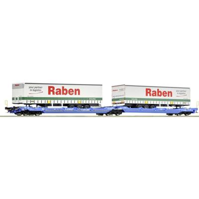 Roco 6600117 H0 dubbeltasje-gelede wagon T3000e van de VTG