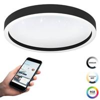 EGLO connect.z Montemorelos-Z Smart Plafondlamp - Ø 42 cm - Zwart|Wit