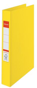 Esselte Standard Ring Binders , PP Yellow 4x25 mm ringband A4 Geel