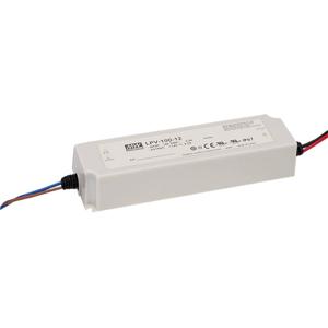 Mean Well LPV-100-24 LED-transformator Constante spanning 100 W 0 - 4.2 A 24 V/DC Niet dimbaar, Overbelastingsbescherming 1 stuk(s)