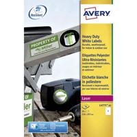 Etiket avery l4775-20 210x297mm wit 20st | 5 stuks