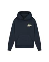 Malelions winter hoodie jongens - navy blauw/geel - splash Malelions winter hoodie jongens - navy blauw/geel - splash