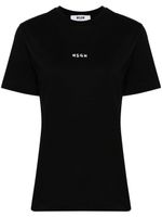 MSGM t-shirt en coton à logo imprimé - Noir - thumbnail