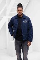 Croyez Paris Padded Coach Jas Heren Donkerblauw - Maat L - Kleur: Donkerblauw | Soccerfanshop
